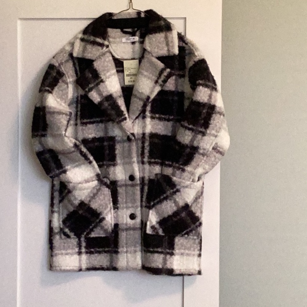 Boucle Plaid Jacket NWT
